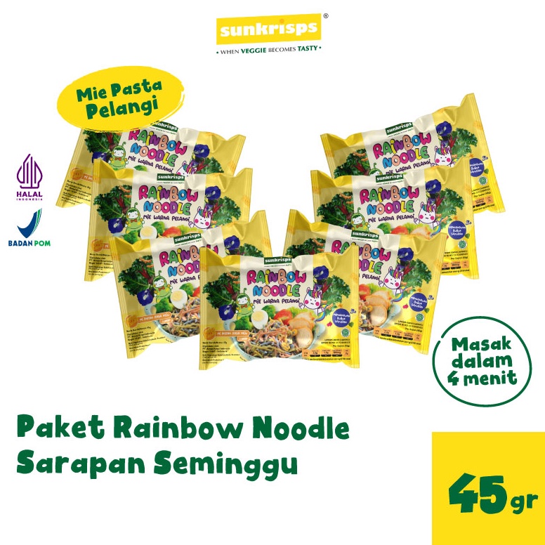 

HEMAT PROMO Paket Rainbow Noodle Sarapan Seminggu