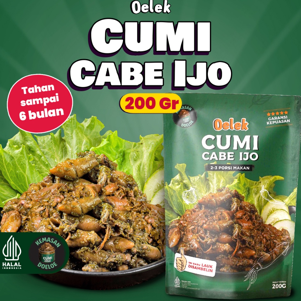 

PENJUALAN CEPATBEST SELLER Oelek Cumi Cabe Ijo Oelek Lauk Cumi Cabai ijo Lauk Siap Saji