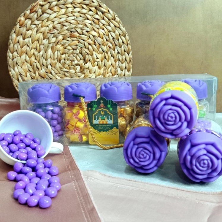

GROSIR Hampers Viral CANDY ROSE MIKA Parcel Permen Cantik Toples Bunga Mawar