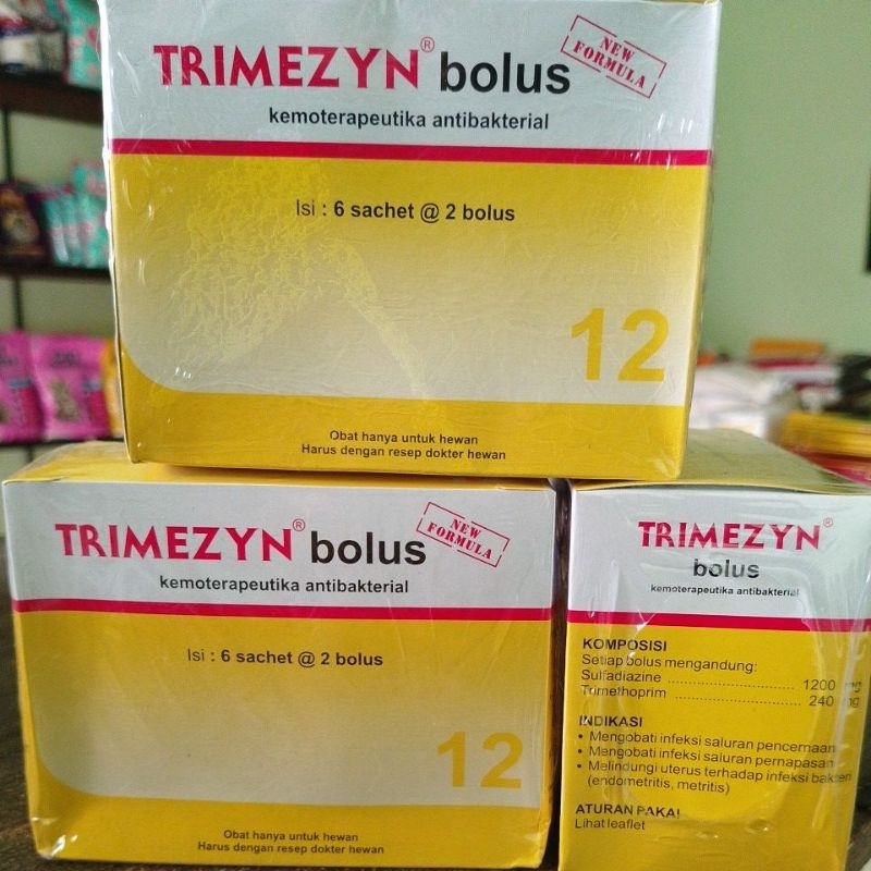 Trimezyn Bolus (12bolus) box