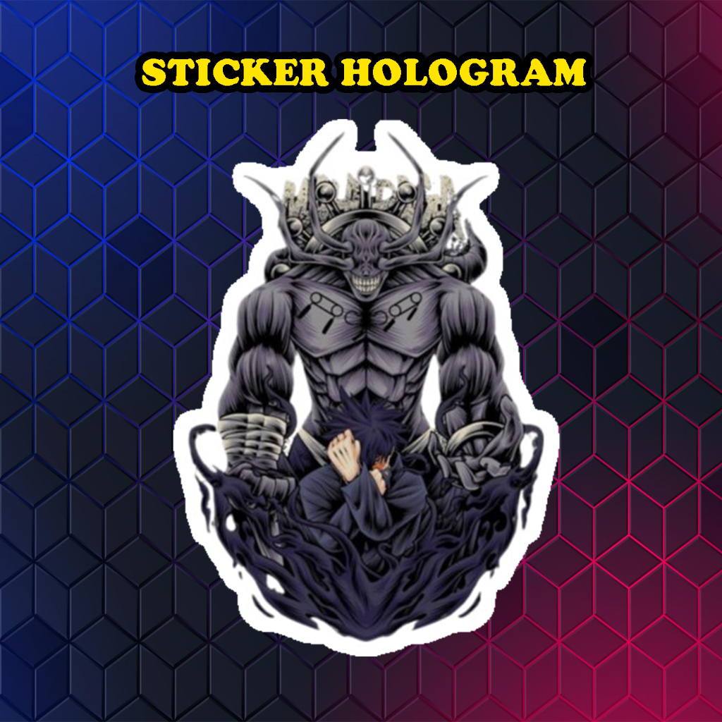 

Stiker Hologram Mahoraga jujutsu kaisen ukuran 8 cm