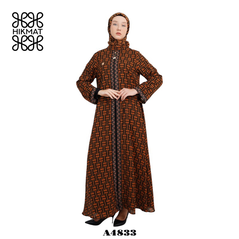 SALE 15% - ABAYA HIKMAT FASHION ORIGINAL A4833