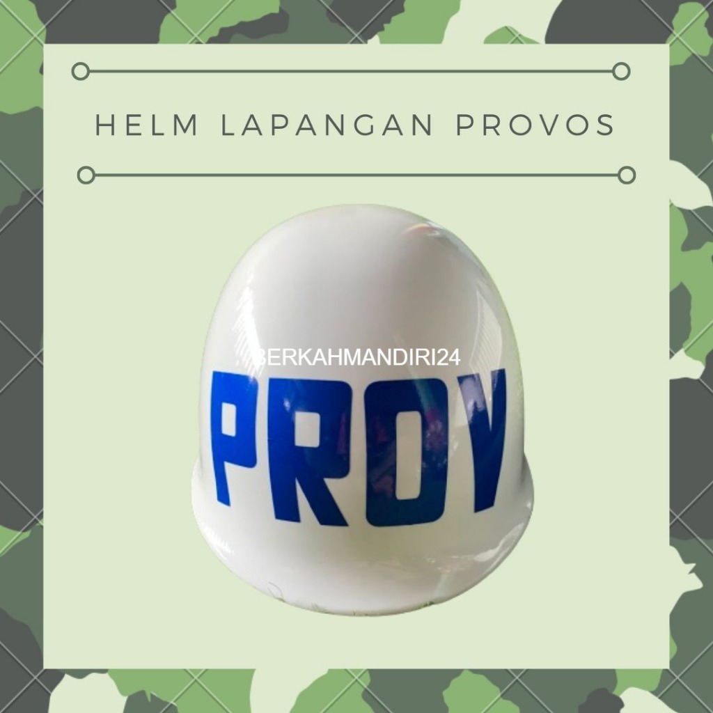 Helm Provos TNI AD Lapangan Helm PDL Helm Security Helm Safety