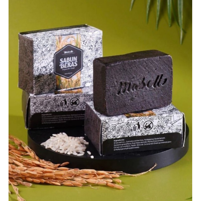 Mabello Sabun Lulur Beras Hitam Bedda Lotong Asli Bugis