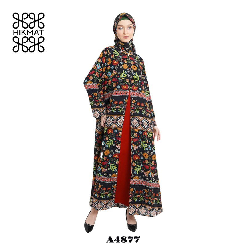 ABAYA HIKMAT FASHION ORIGINAL A4877