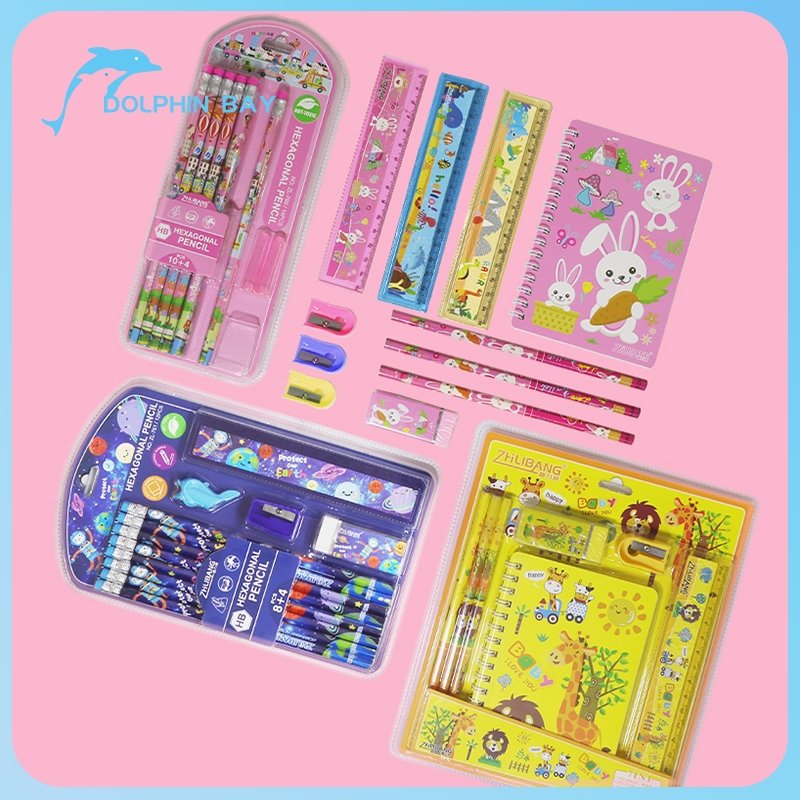

【Dolphin Bay】Stationery anak/STATIONERY SET/Set Stationeri Anak 326-328