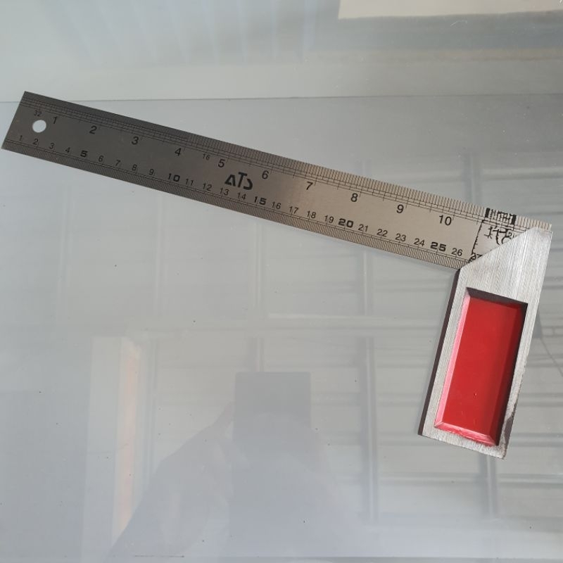 

penggaris siku tukang 12 inch YSK Tebal