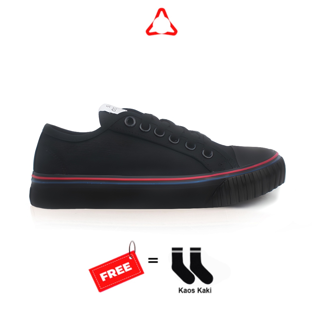 Sun Casual - Maxon Full Black - Sepatu Sneakers | Sneakers Pria | Sneakers Wanita