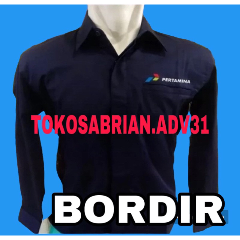 KEMEJA PERTAMINA SERAGAM PERTAMINA KEMEJA SPBU BAJU SPBU