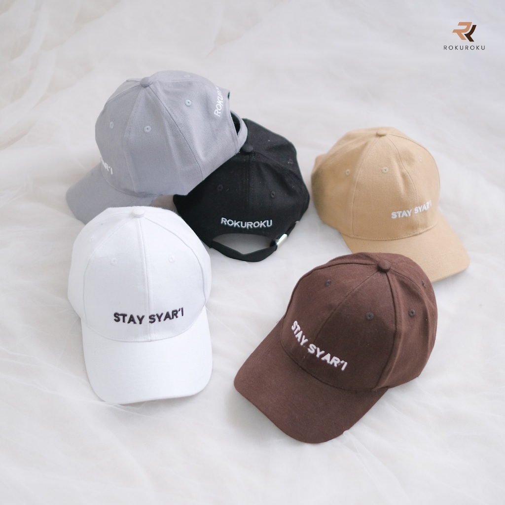 ROKUROKU.ID | Sport Hat - Topi Olahraga Sporty Cap Stay Syari Muslimah