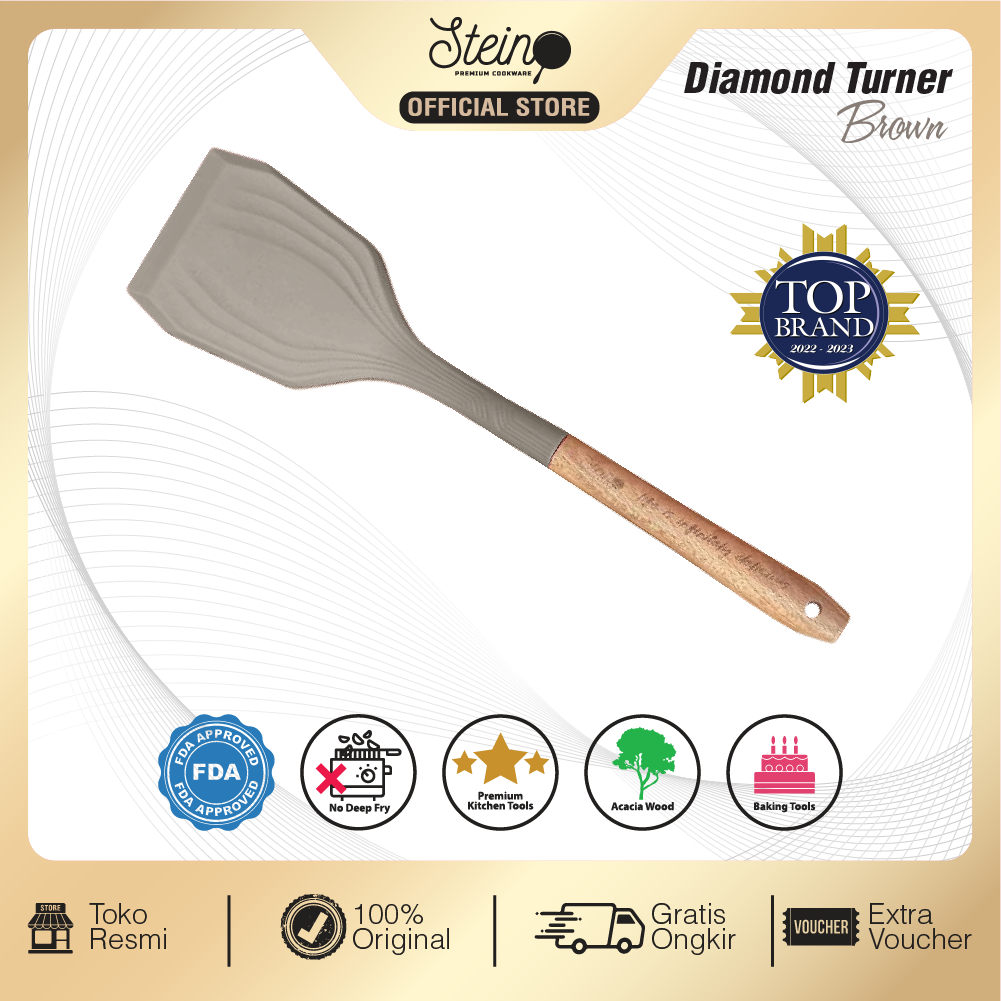 STEIN Diamond Turner (Spatula Masak Silkon)