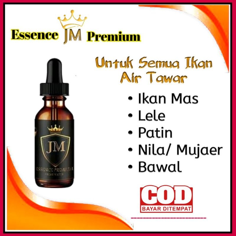 PROMO HEMAT | Esen Essen Essence ikan super JM PREMIUM 30 ML | Essen ikan mas nila lele bawal patin 
