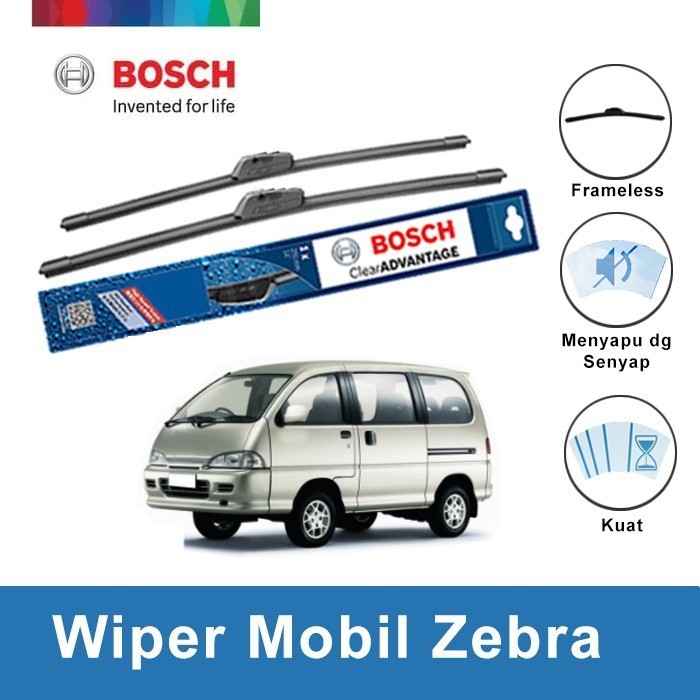 Wiper Kaca Mobil Daihatsu Zebra Advantage 17" & 14"