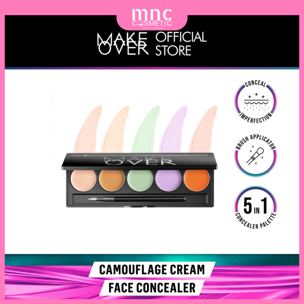 MAKE OVER CAMOUFLAGE CREAM FACE CONCEALER / MAKE OVER