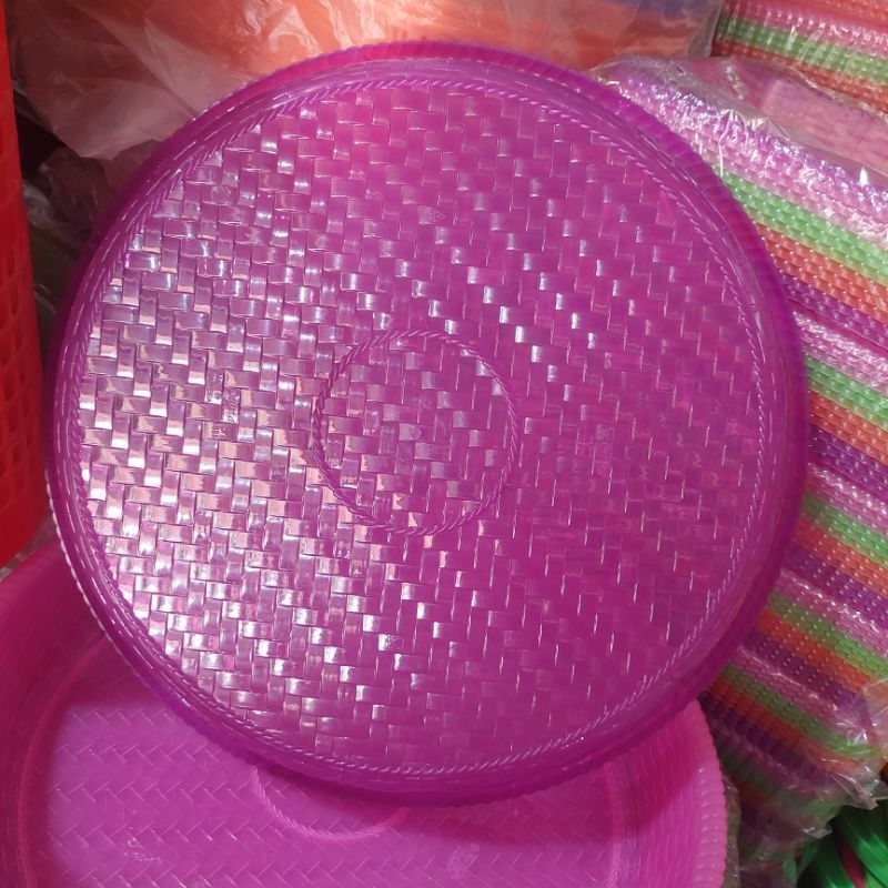 Nampan Bulat Calista M / Nampan Plastik Calista Sedang