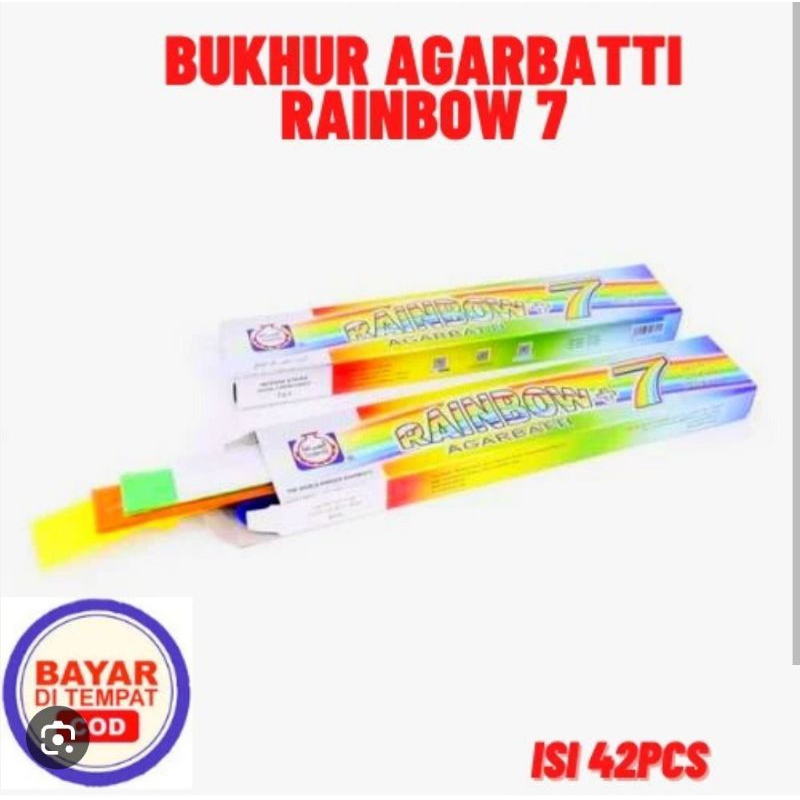 Lusinan Dupa Surrati Rainbow Hio Rainbow Dupa Lidi