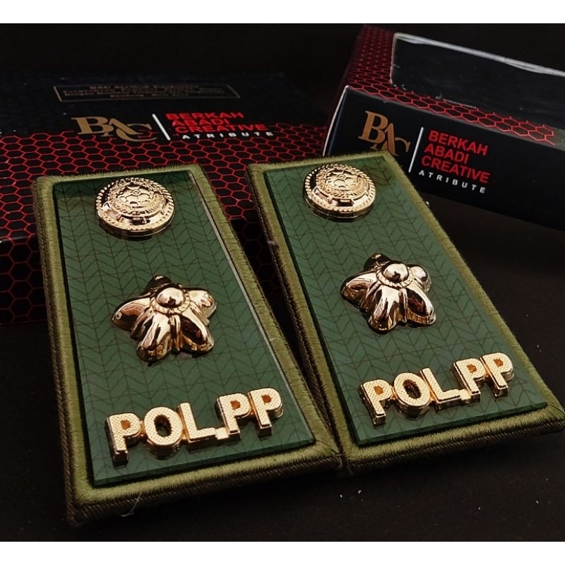 Pangkat Pdh Pol Pp Kain Akrilik 3D Exclusive