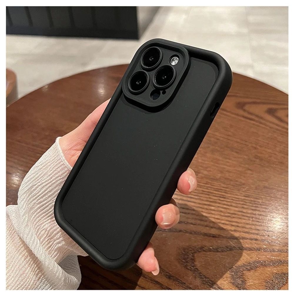 CASE PUFF BLACK IPHONE 11 12 / 13 / 14 / 15 / 16 / PRO / PLUS PROMAX