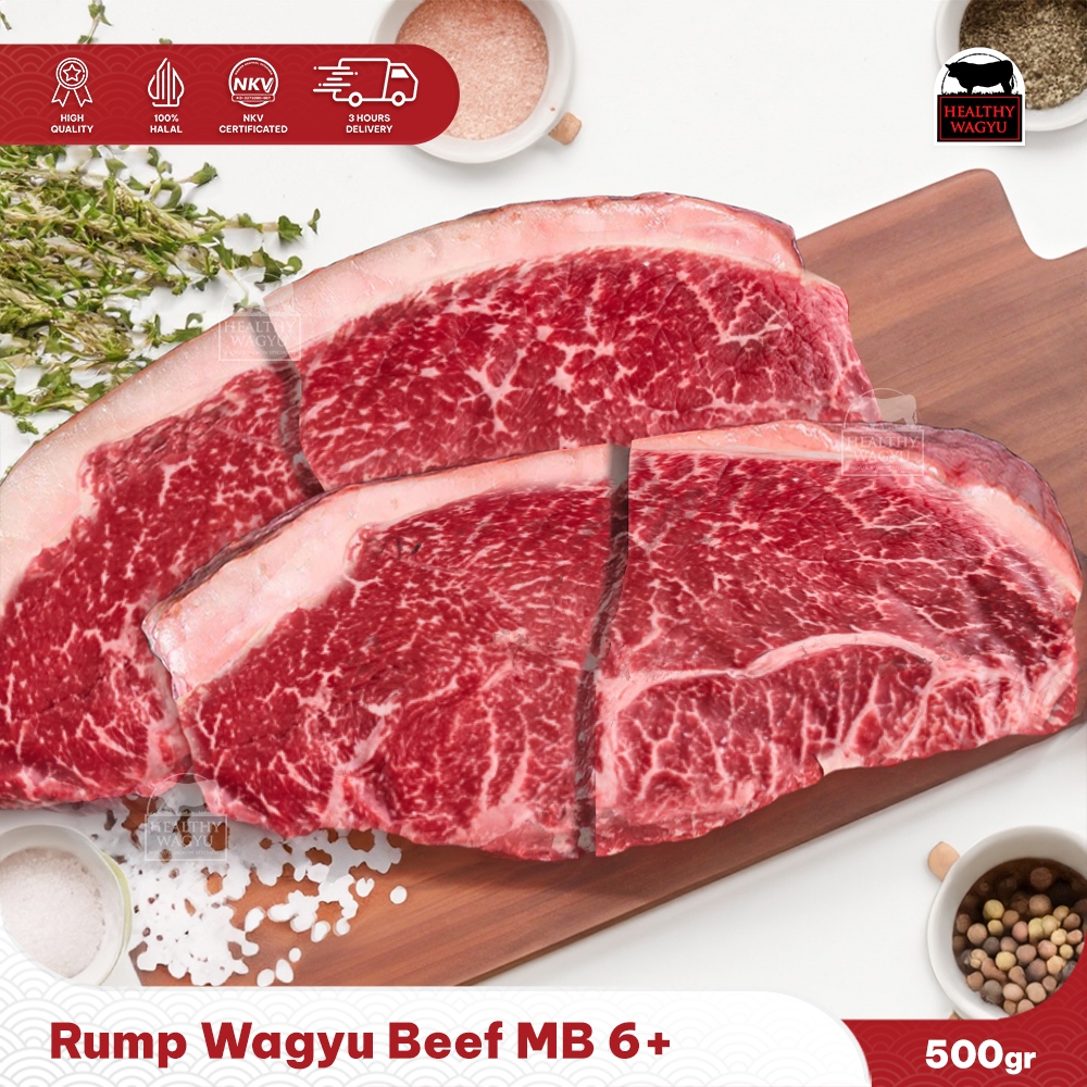 Rump Steak Wagyu Mb 6+ 500gr Healthy Wagyu
