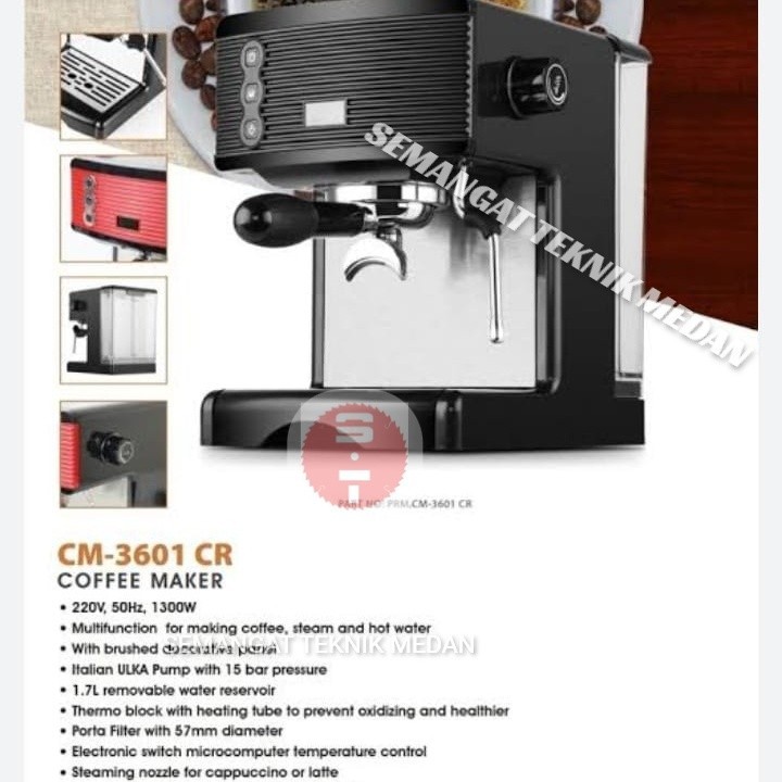 CM-3601 CR MESIN KOPI ESPRESSO COFFEE MAKER MACHINE MAYAKA PREMIUM MP