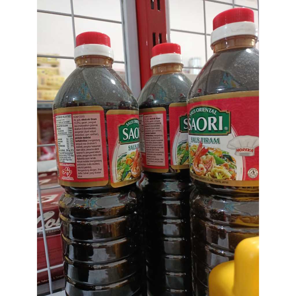 

Saori Saos Tiram 1liter (botol besar)