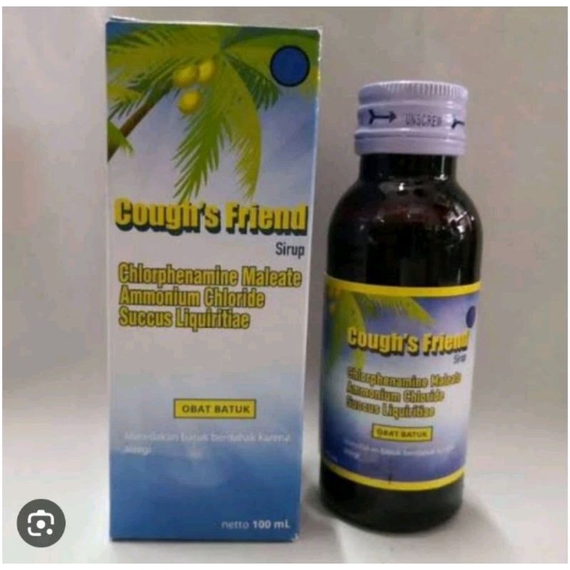 

OBAT BATUK CAP POHON KELAPA COUGH'S FRIEND SIRUP 100ML