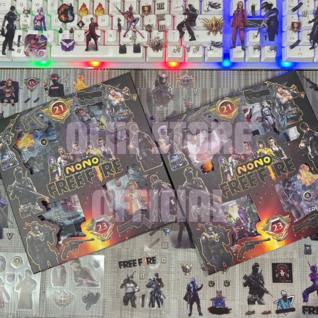 

Sticker Nono Karakter FreeFire Free Fire FF Stiker Lucu Viral Isi 100