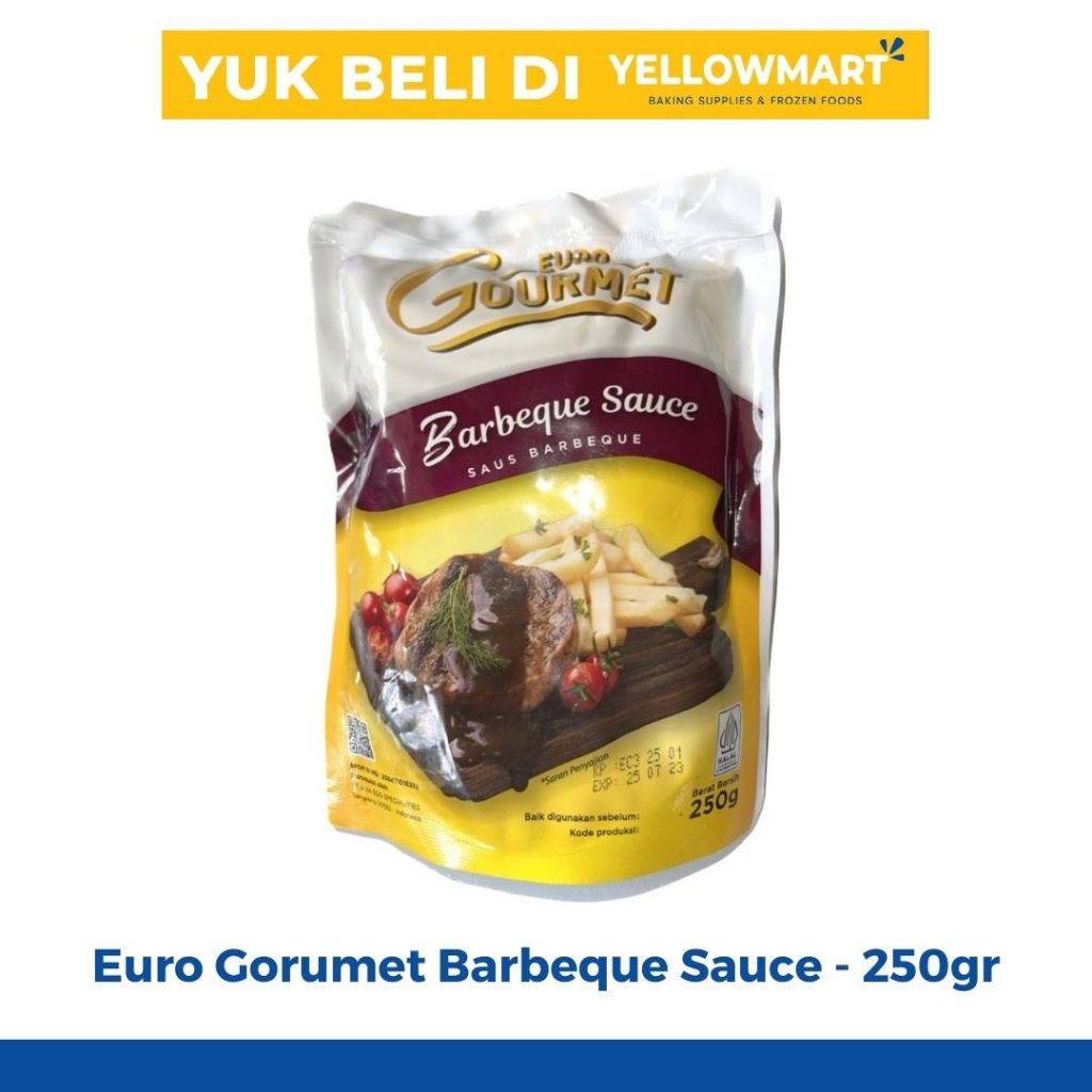 

Euro Gourmet Barbeque Sauce 250gr - Saus Barberkiu BBQ