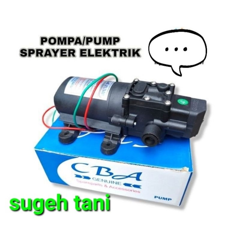 dinamo pump sprayer elektrik CBA ORIGINAL(soket-drat)