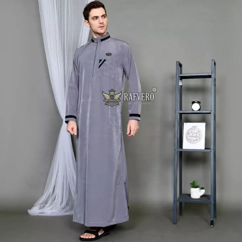 Gamis pria dewasa Jubah Pria muslim terbaru-baju muslim gamis dewasa