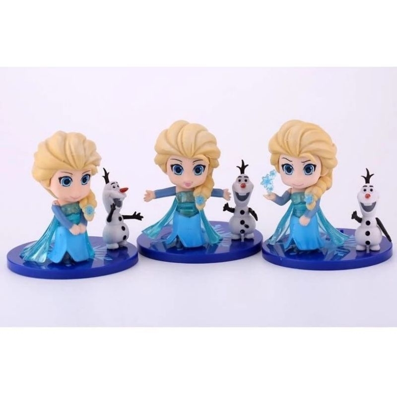 {MY} Dekorasi Kue Ulang Tahun Frozen Elsa dan Olaf / Hiasan Kue Ulang Tahun Elsa and Olaf / Pajangan