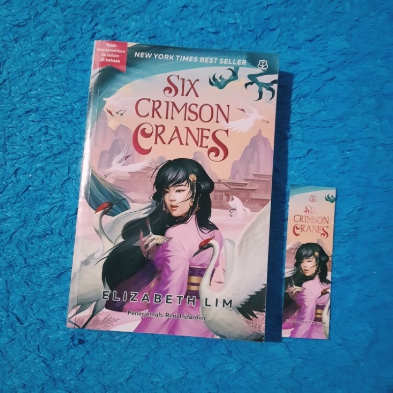 PRELOVED SIX CRIMSON CRANES