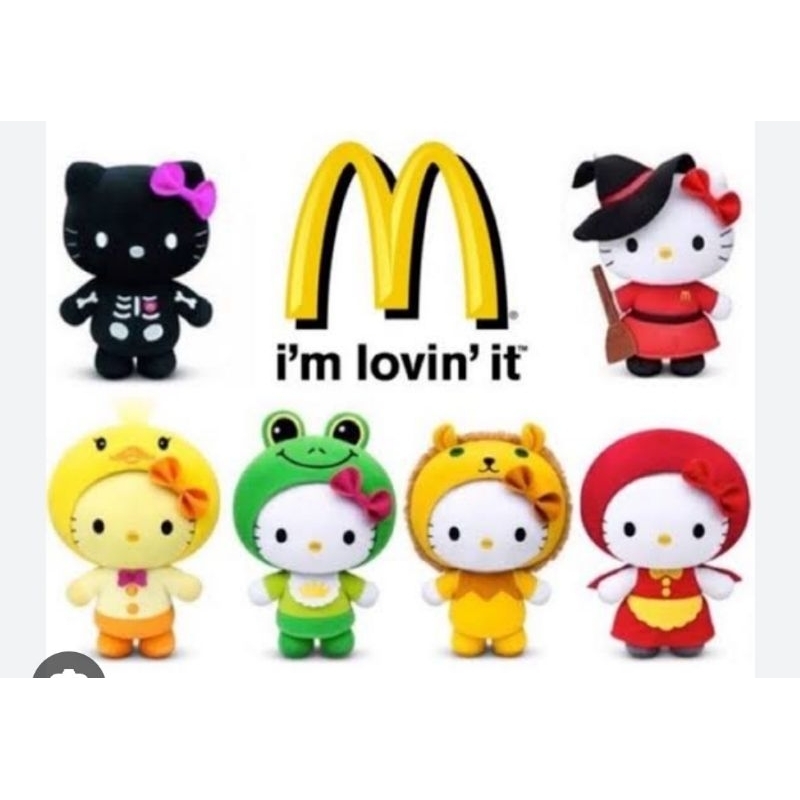 Boneka Hello Kitty MC Donald's Fairy Tales Lengkap