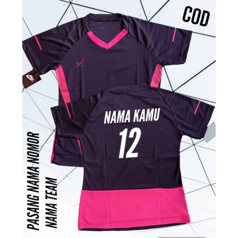 Jersey voly wanita baju voli cewe gratis nama nomor punggung