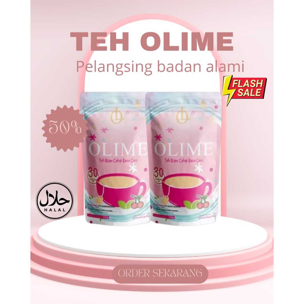 

Olime Slimming Tea | Olime Teh Hijau | Teh Pelangsing Herbal Alami Detox Tea Pelangsing Busui