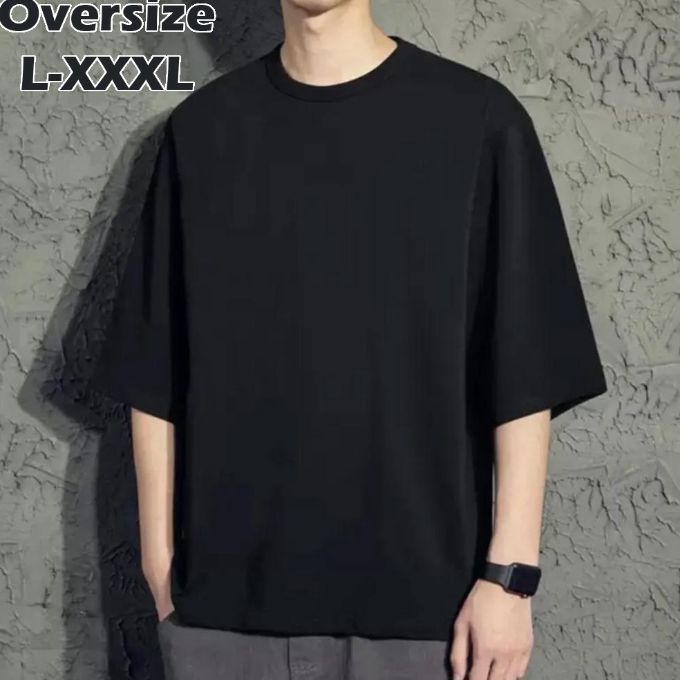 Sale OkeUu1U5 Mokokomo  Kaos Polos Vision Baju Oversize Pria Baju Polos Pria