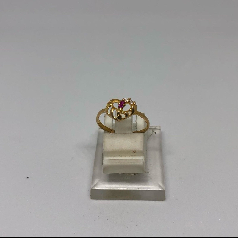 CINCIN EMAS ASLI MODEL LOVE