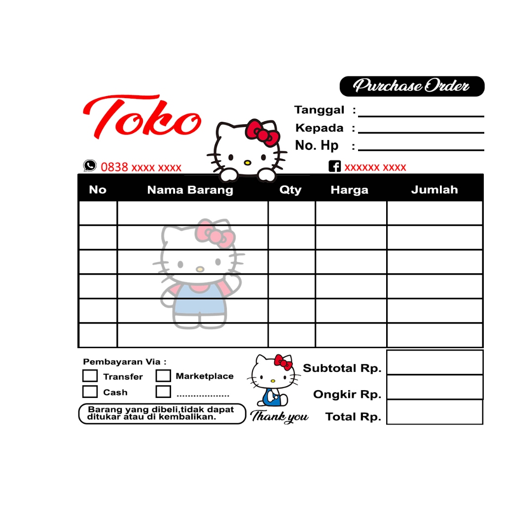 

NOTA CUSTOM olshop UKURAN 1/8 FOLIO uk 10,5 x 8 cm (minimal order 8 buku)