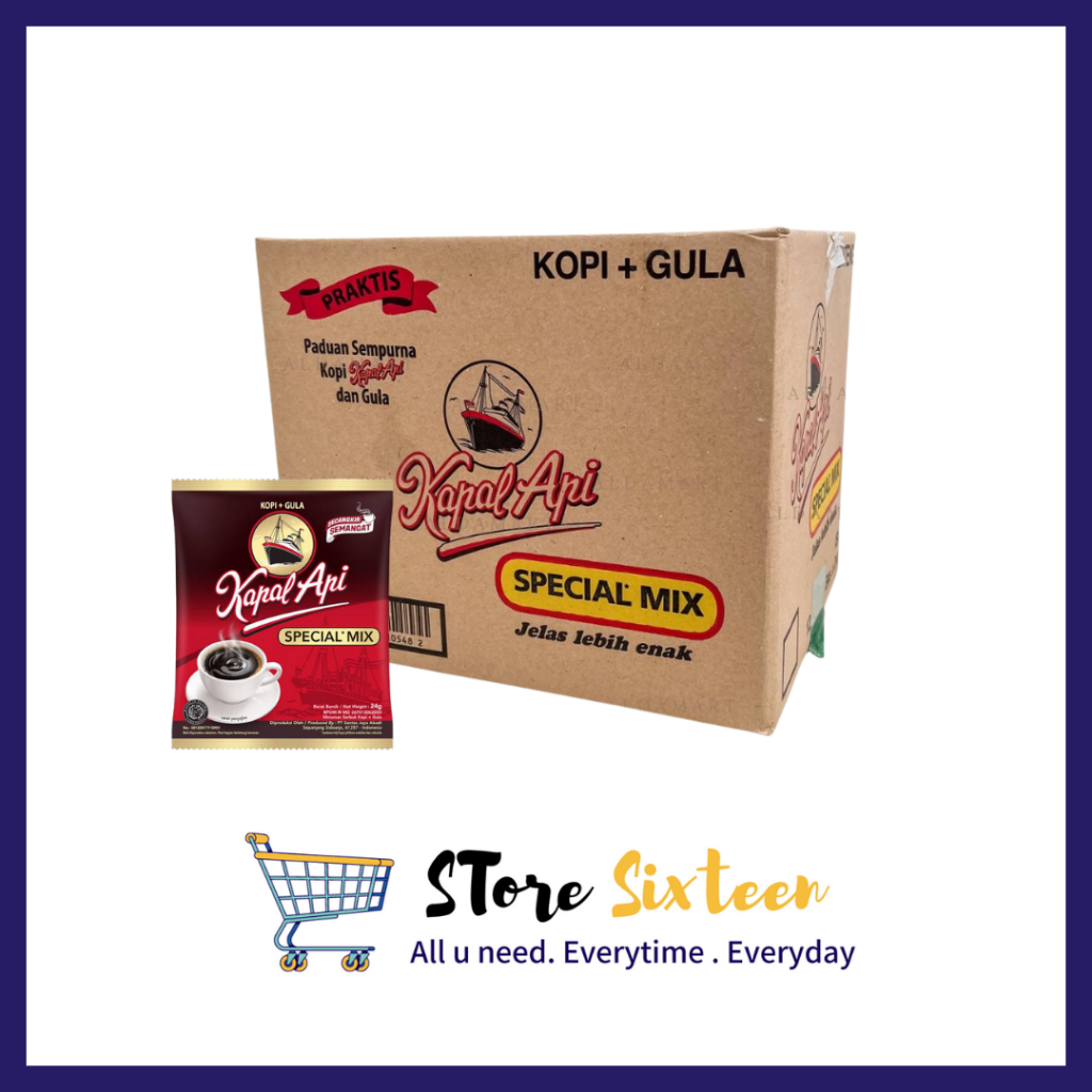 

Kopi Kapal Api Special Mix Sachet Dus 12 Renceng 120 Pcs