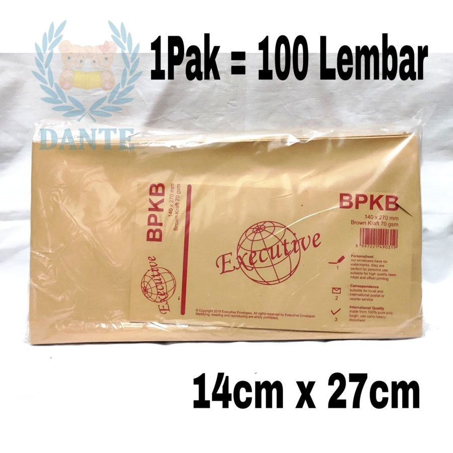 

Amplop Coklat Polos Ukuran Super Kabinet BPKB 1 Pak