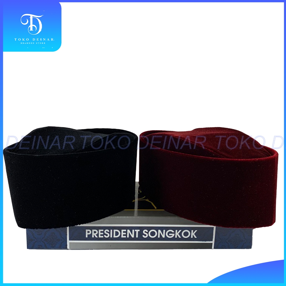 Songkok Hitam AWANG SUSUN Non AC Tinggi 8 9 Cm Peci Sholat Bludru Ukuran Anak Laki Pria Dewasa Santr