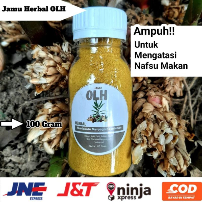 

100 gram kunyit asem instan bubuk kunir asam kualitas premium rempah alami atasi nafsu makan sruput herbal