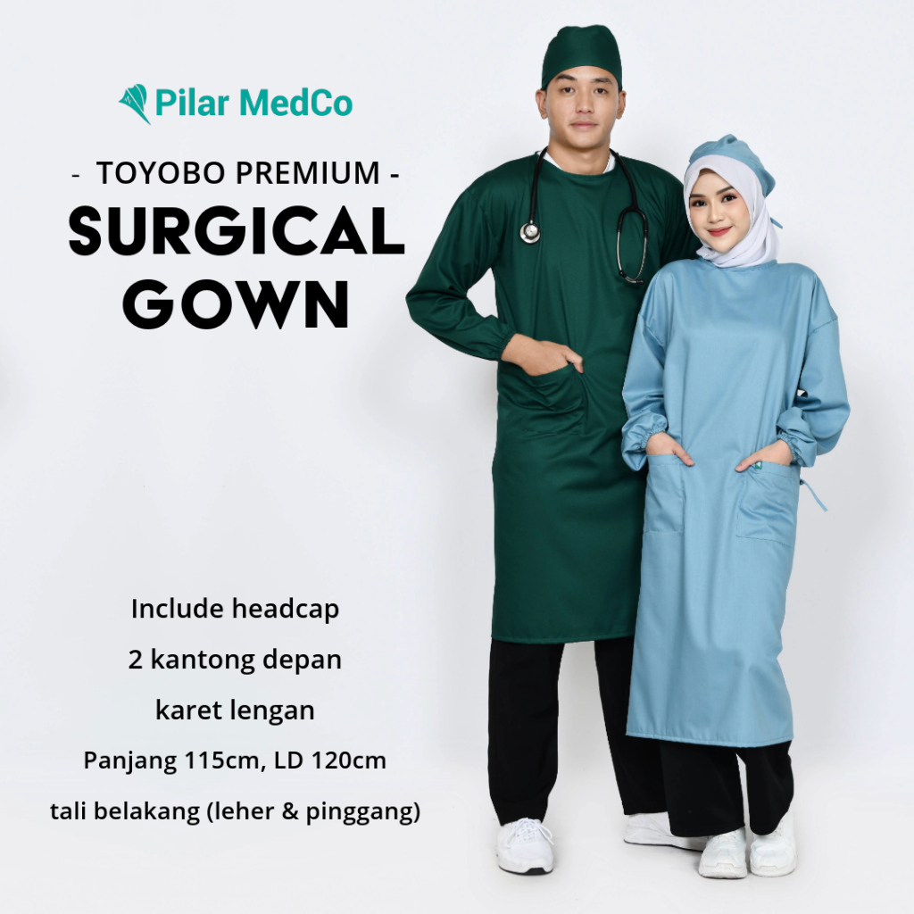 Surgical Gown TOYOBO - Gown Medis | Gown APD | APD Medis | APD Gown | Baju APD Medis | Goun Medis | 