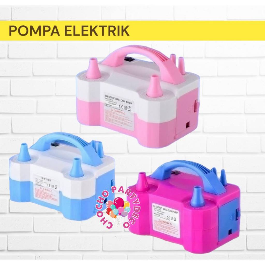 Pompa Balon ELEKTRIK Listrik 1 Lubang / Electric Pump Balloon