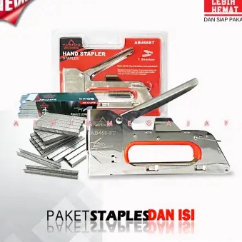 

promo shoppeee Paket Staples Tembak Gun Tacker Isi atau Refil 138 Stapler Jok Staples Stepler Tembak Stepler Gun Stapler Tembak Stapler Gun izf