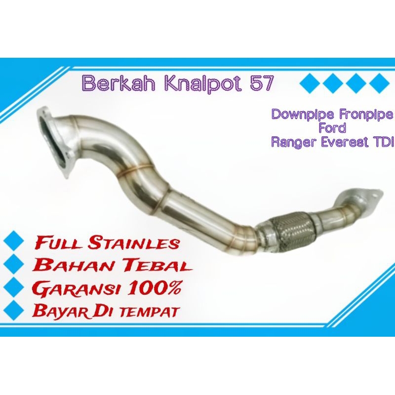 Downpipe Fronpipe Ford Ranger Everest TDI Manual