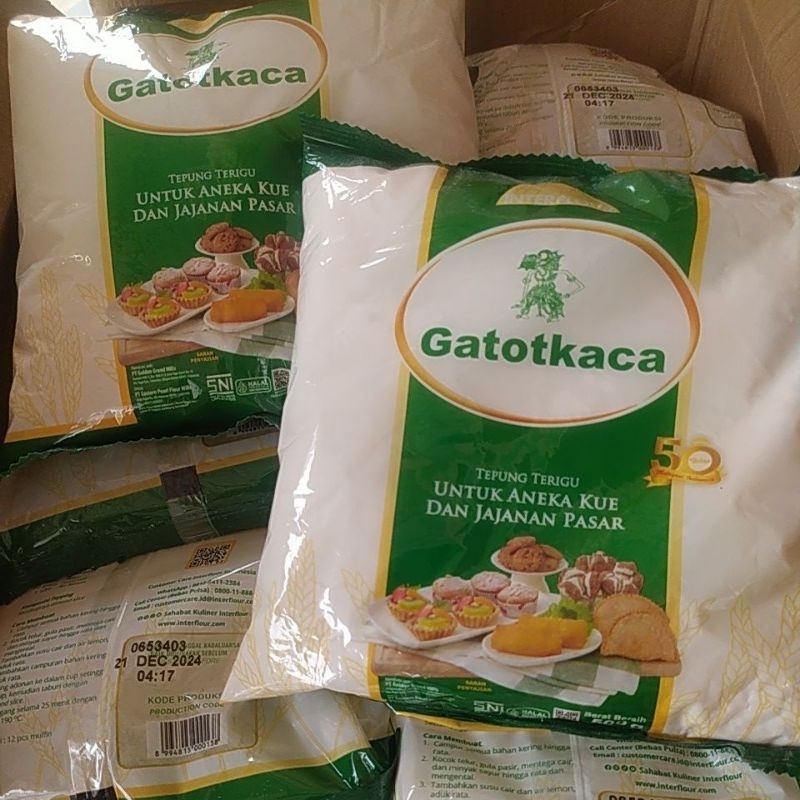 

Tepung Terigu Gatot Kaca 500gr
