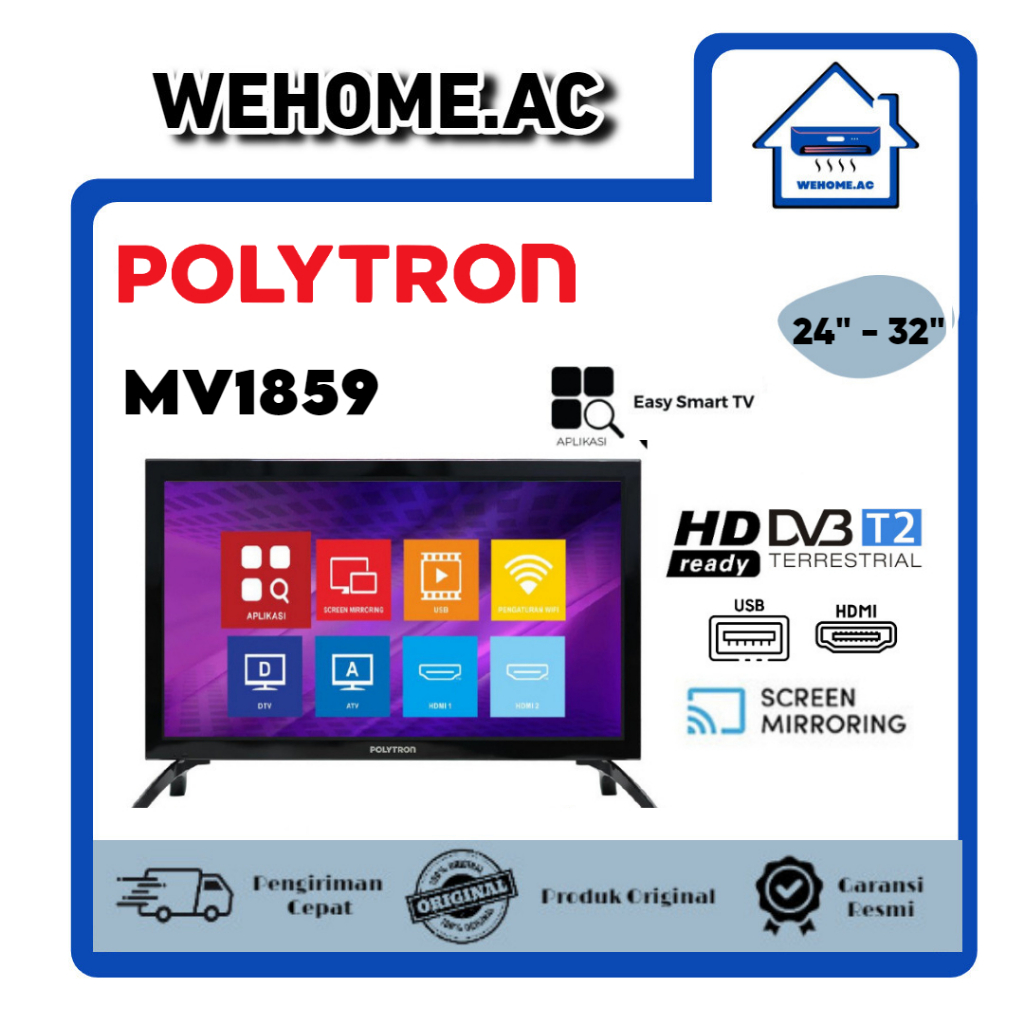 TV LED Polytron 24MV1859 LED Polytron 24 Inch Digital TV Polytron