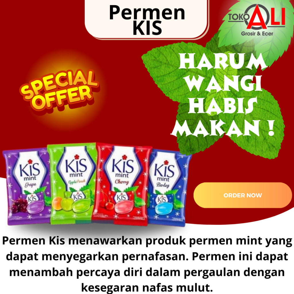 

Permen kis mint/harum wangi/segar/aneka rasa