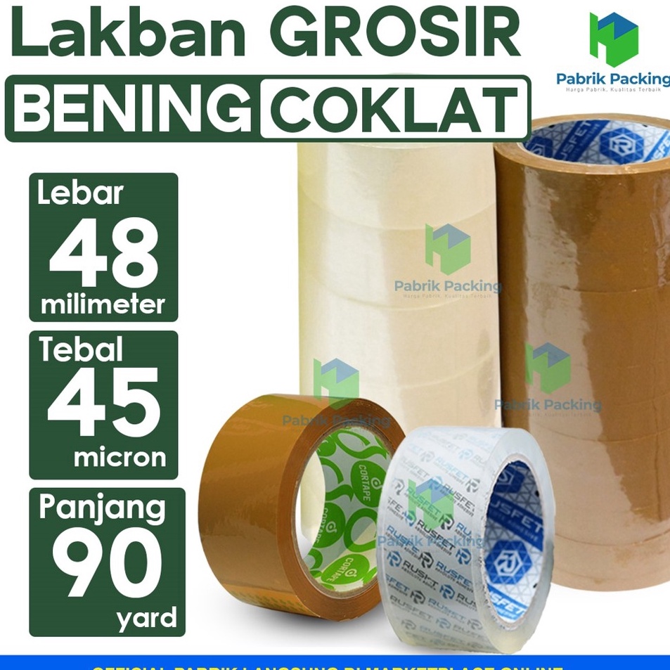 

Lakban Cortape Rusfet Ukuran 48mm x 9yard Termurah Per Selop jpr